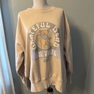 Abercrombie & fitch womens Grateful Dead sweatshirt L oversized